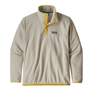 Patagonia Micro D Snap T Fleece Sweater Men's XXS Pullover Cream 26165